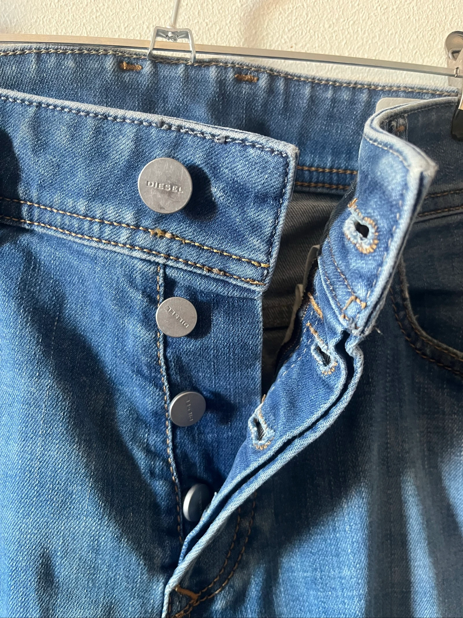 ✂ Jeans DIESEL slim stretch masculino • W30 • Denim azul • Muito bom estado – photo 4